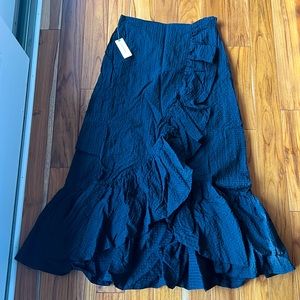 Anthropologie Black long skirt